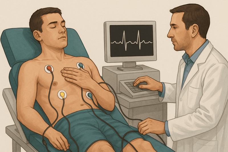 Como funciona o eletrocardiograma (ECG)