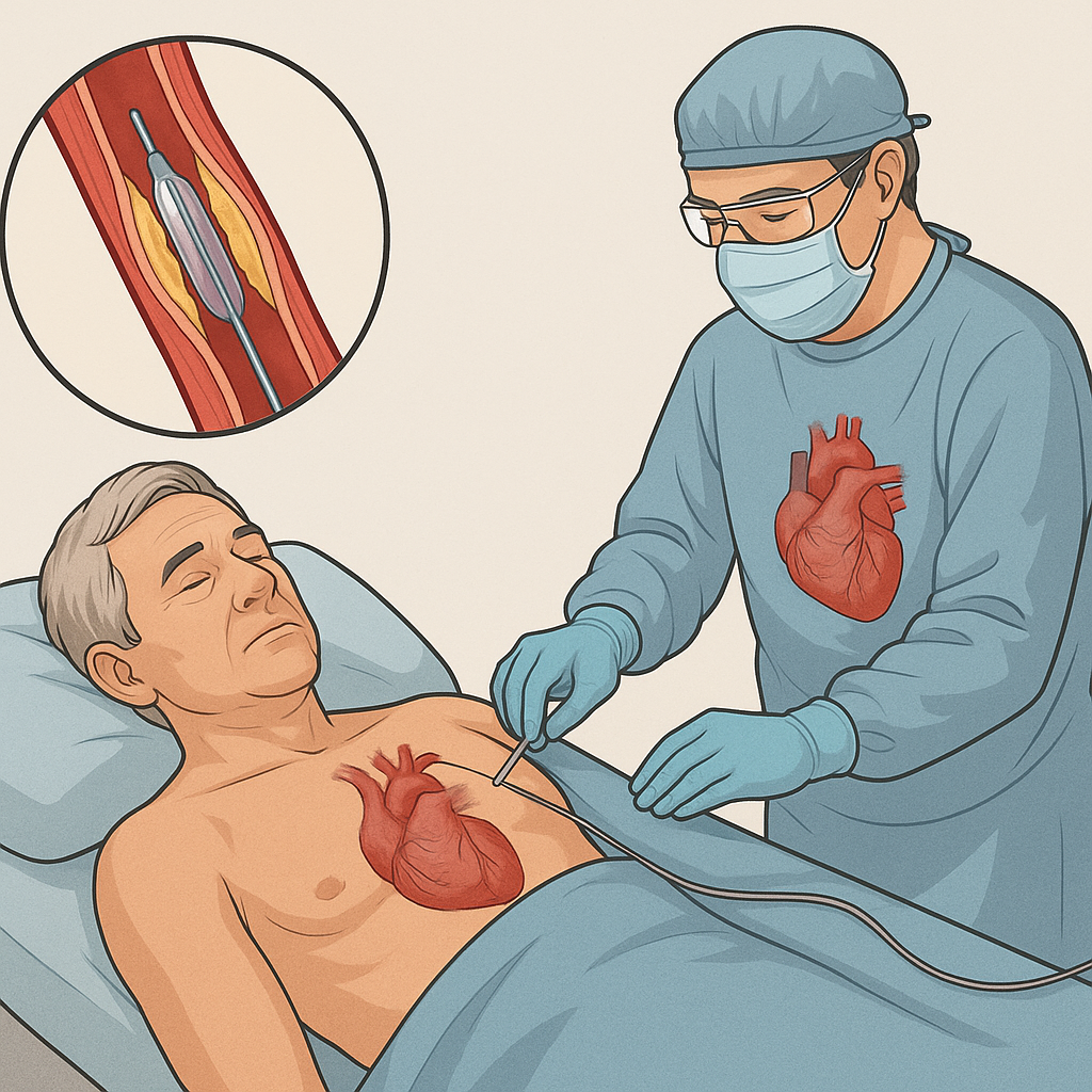 O que é angioplastia e como é feita?
