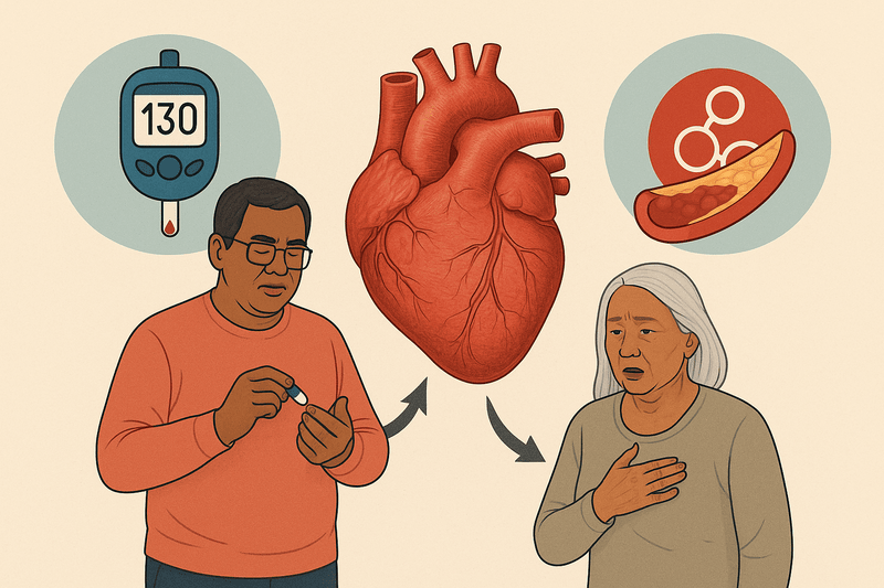 Relação entre diabetes e colesterol alto